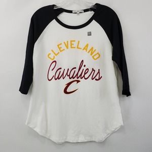 Junk food Cleveland Cavaliers 3/4 sleeve T shirt basketball cavs womens large